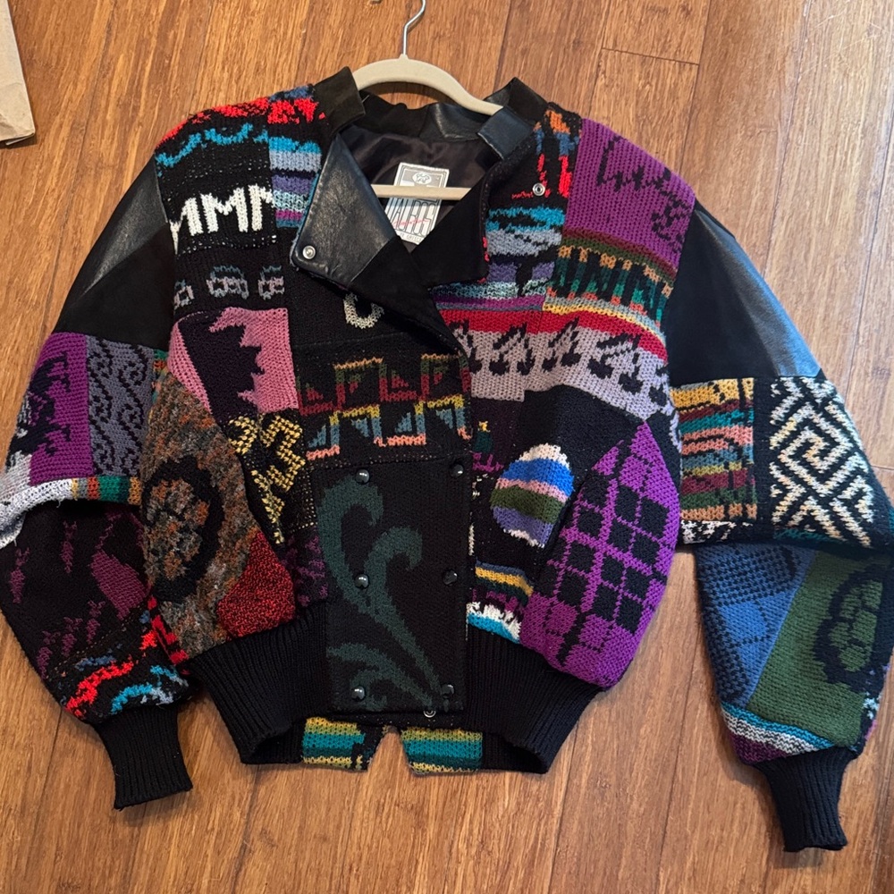 Vintage Tauros Colorful Patchwork Jacket